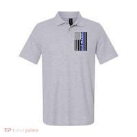 Ultra Maga Police Officer USA Flag Polo thumb 0