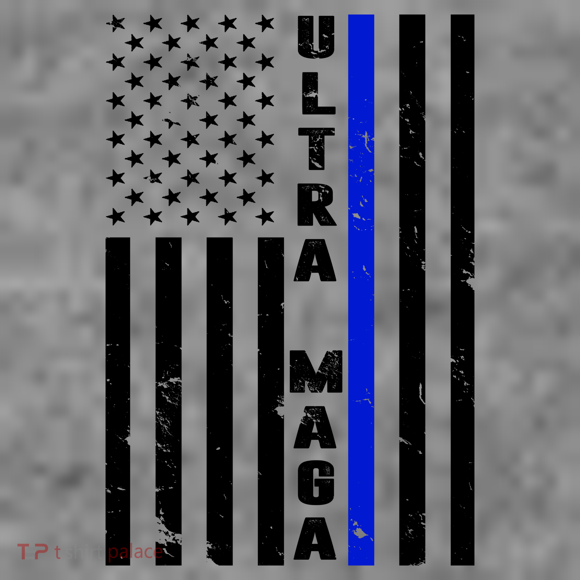 Ultra Maga Police Officer USA Flag Women's Hoodie