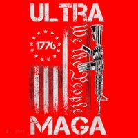 Ultra Maga Proud Ultra Maga Santa Hat thumb 1