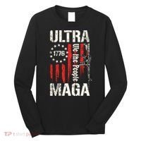 Ultra MAGA Proud Ultra MAGA Conervative Anti Biden Gifts Long Sleeve Shirt thumb 0