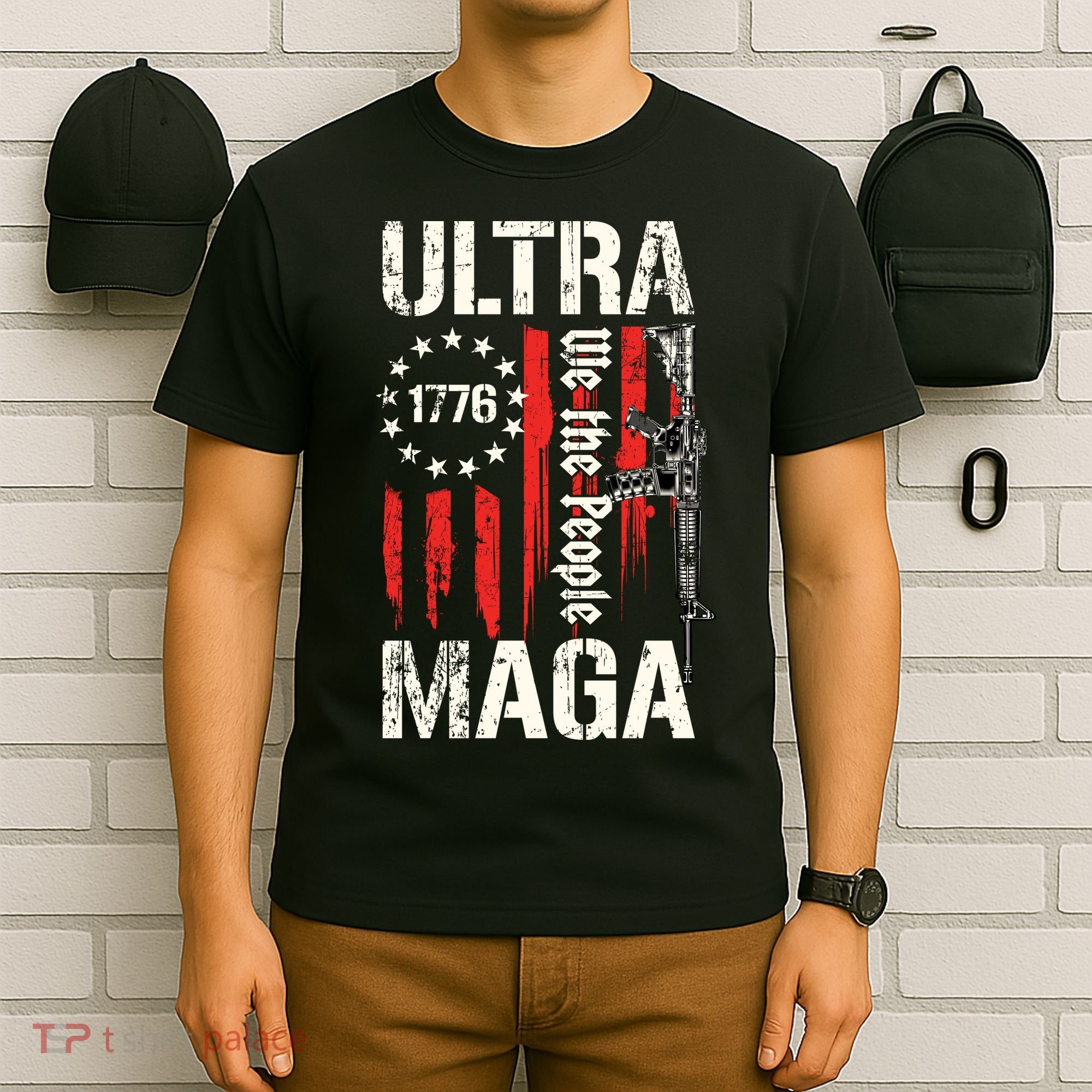 Ultra MAGA Proud Ultra MAGA Conervative Anti Biden Gifts T-Shirt