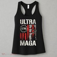 Ultra MAGA Proud Ultra MAGA Conervative Anti Biden Gifts Women's Tank Top thumb 3