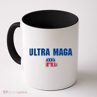 Ultra MAGA Republican Elephant Mens Womens Tee Coffee Mug thumb 0