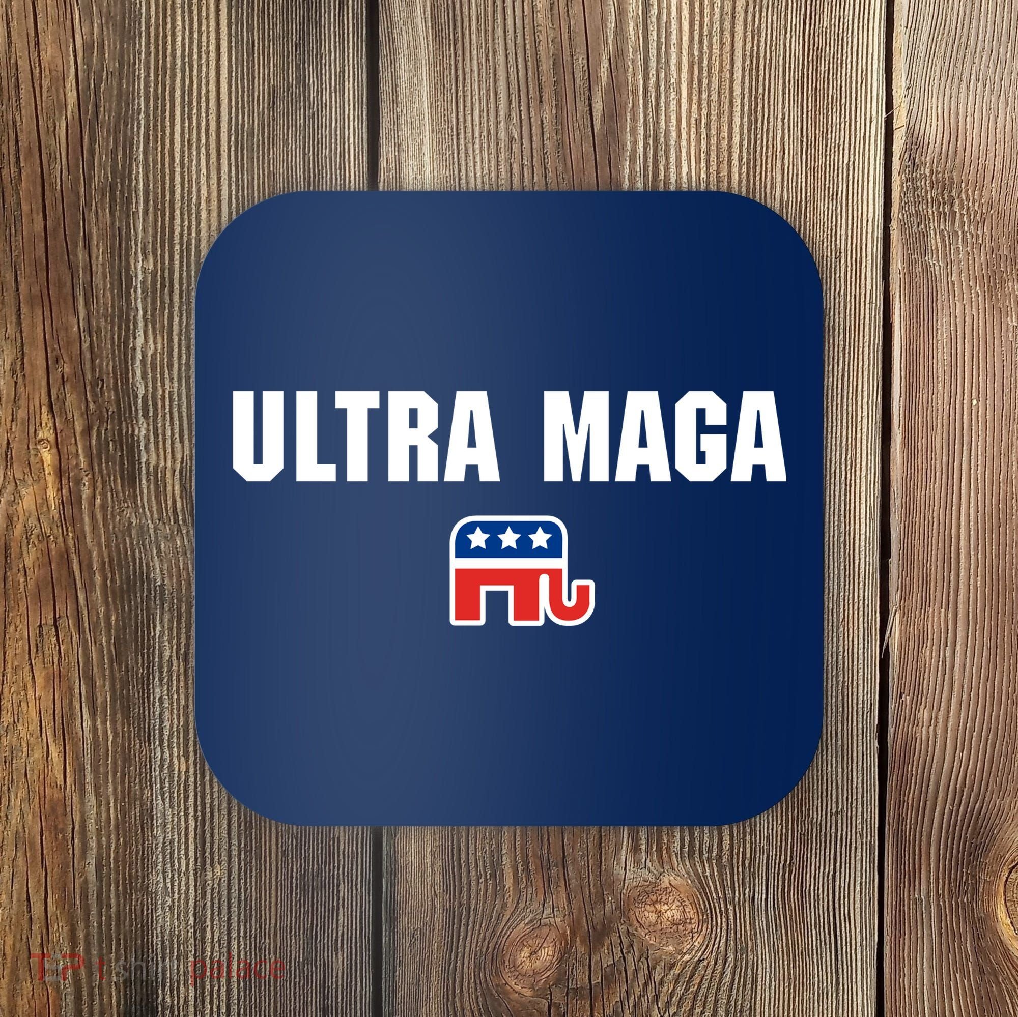 Ultra MAGA Republican Elephant Mens Womens Tee Coaster