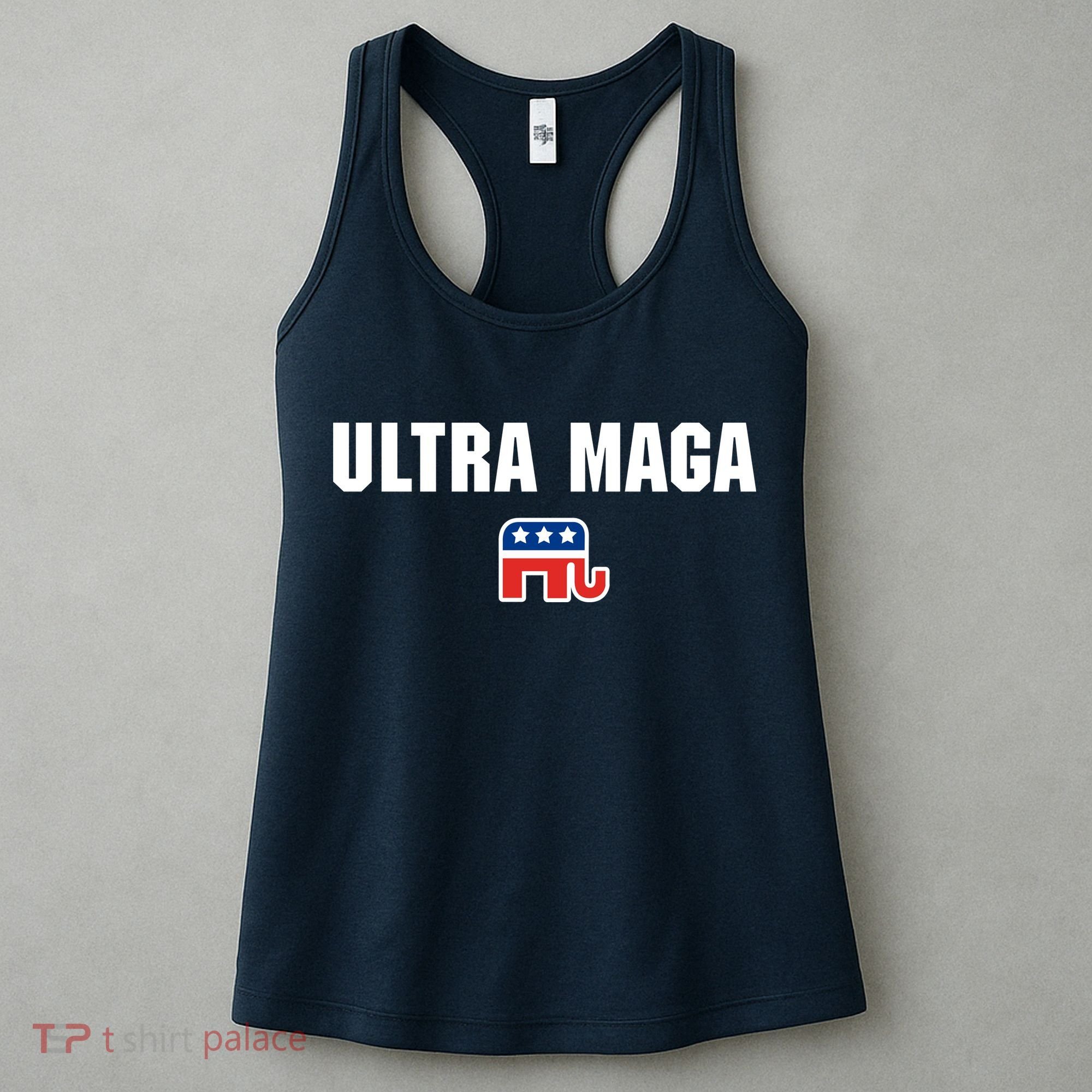 Ultra MAGA Republican Elephant Mens Womens Tee Women's Tank Top
