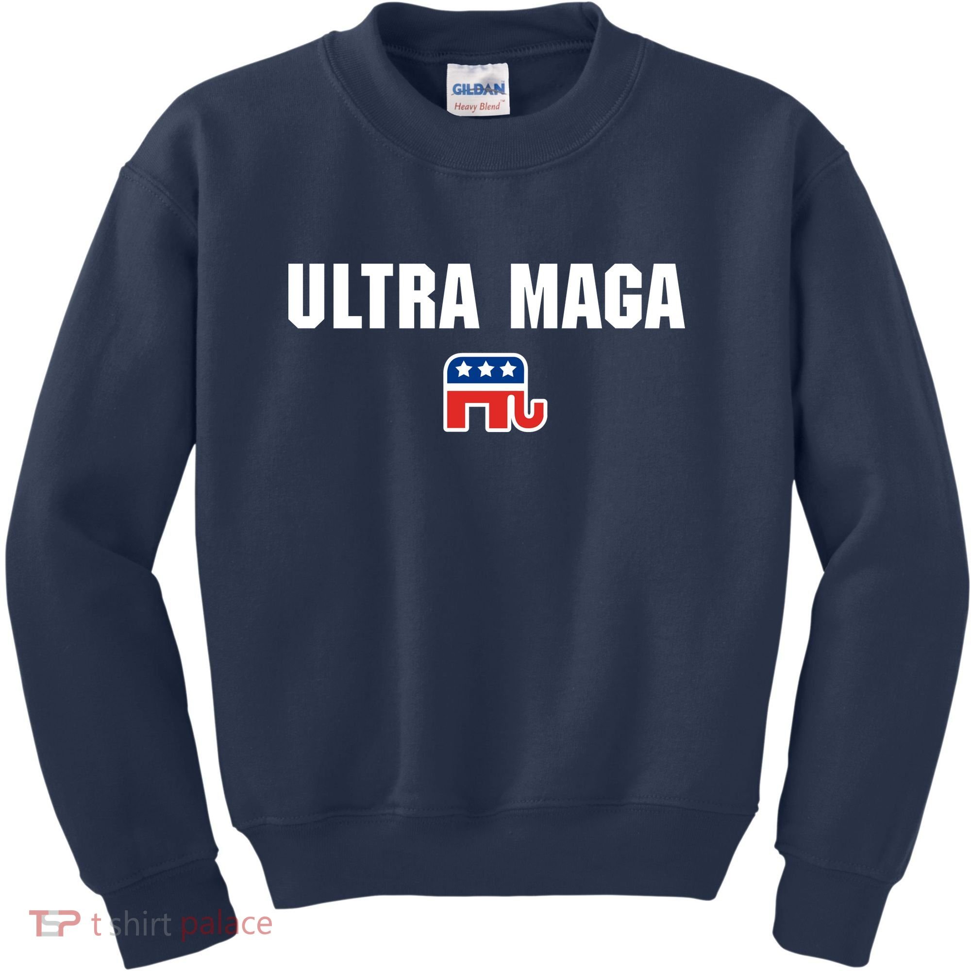 Ultra MAGA Republican Elephant Mens Womens Tee Kids Sweatshirt