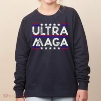 Ultra MAGA Retro Women's Sweatshirt thumb 0