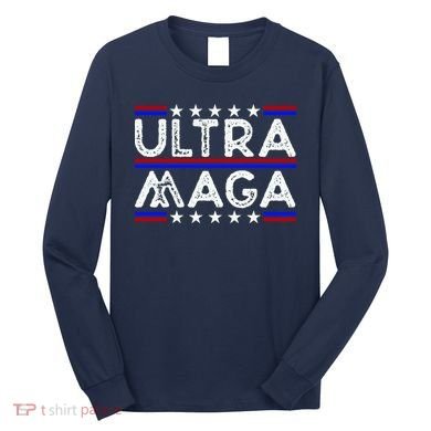 Ultra MAGA Retro Long Sleeve Shirt