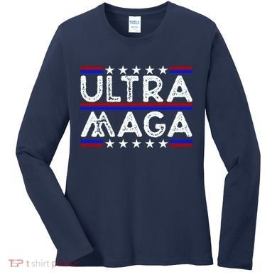 Ultra MAGA Retro Women's Long Sleeve Shirt