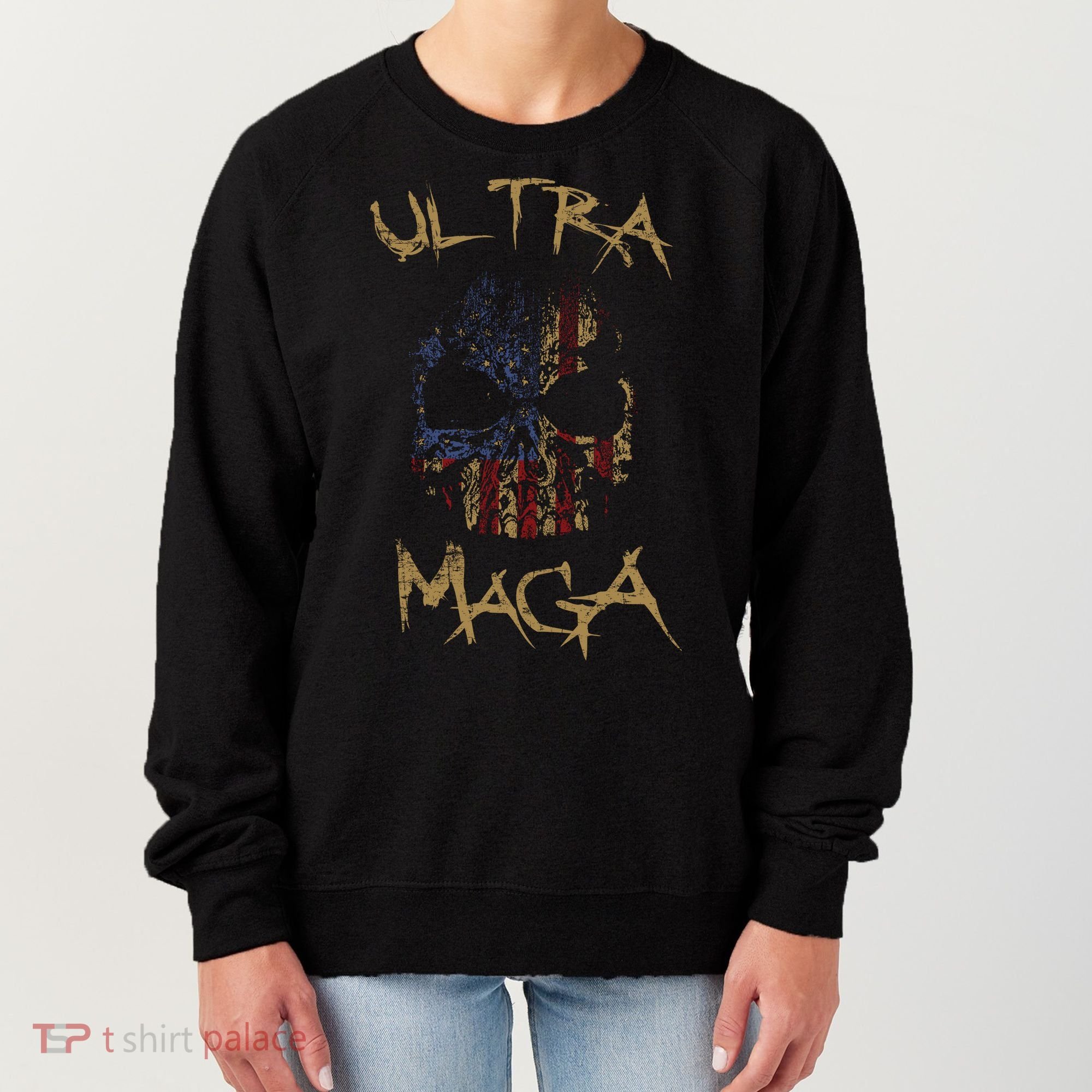 Ultra MAGA Skull Women's Sweatshirt
