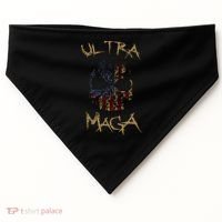 Ultra MAGA Skull USA-Made Doggie Bandana thumb 0