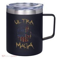 Ultra MAGA Skull 12oz Stainless Steel Coffee Mug thumb 0