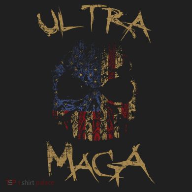 Ultra MAGA Skull 12oz Stainless Steel Coffee Mug