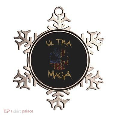 Ultra MAGA Skull Ornament