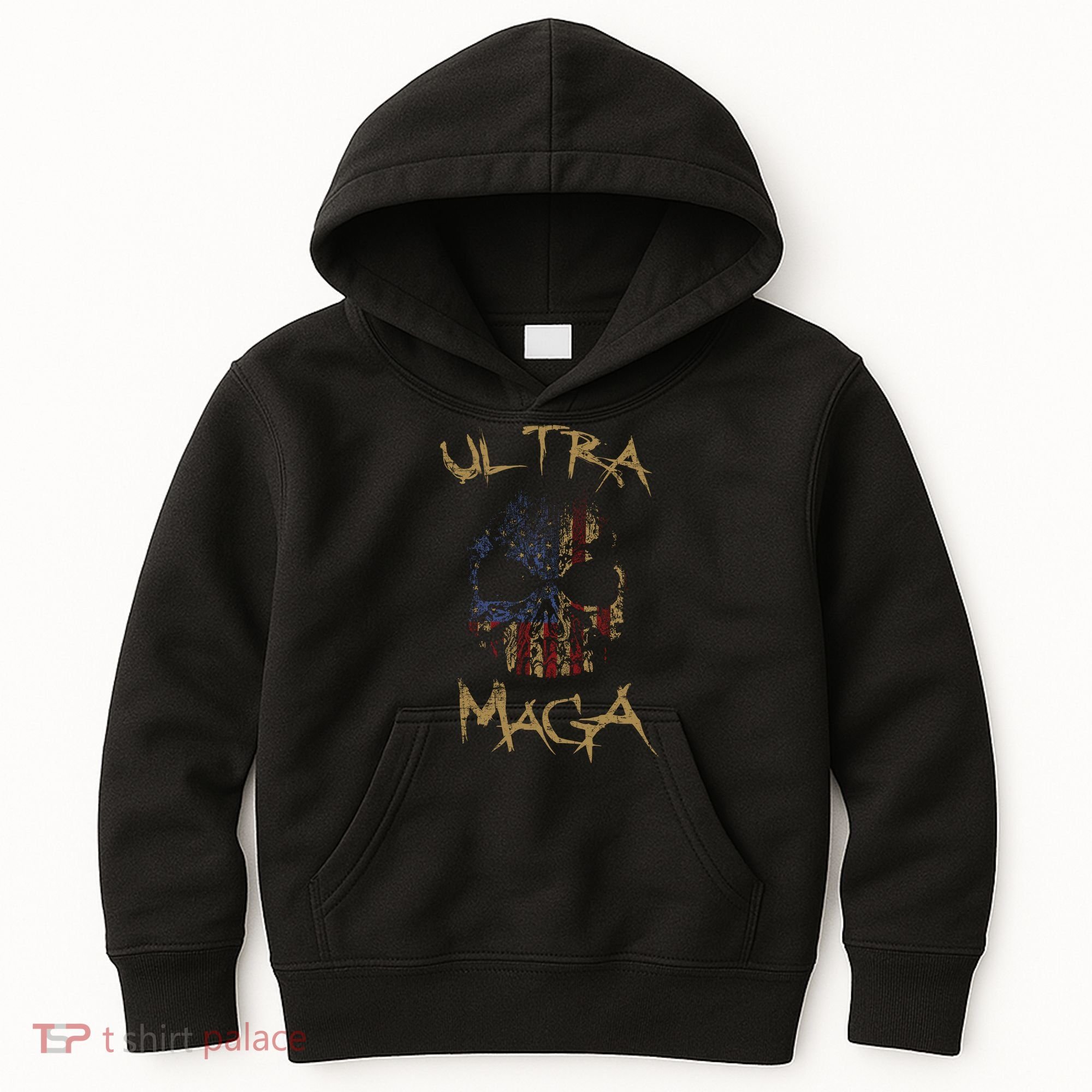 Ultra MAGA Skull Kids Hoodie