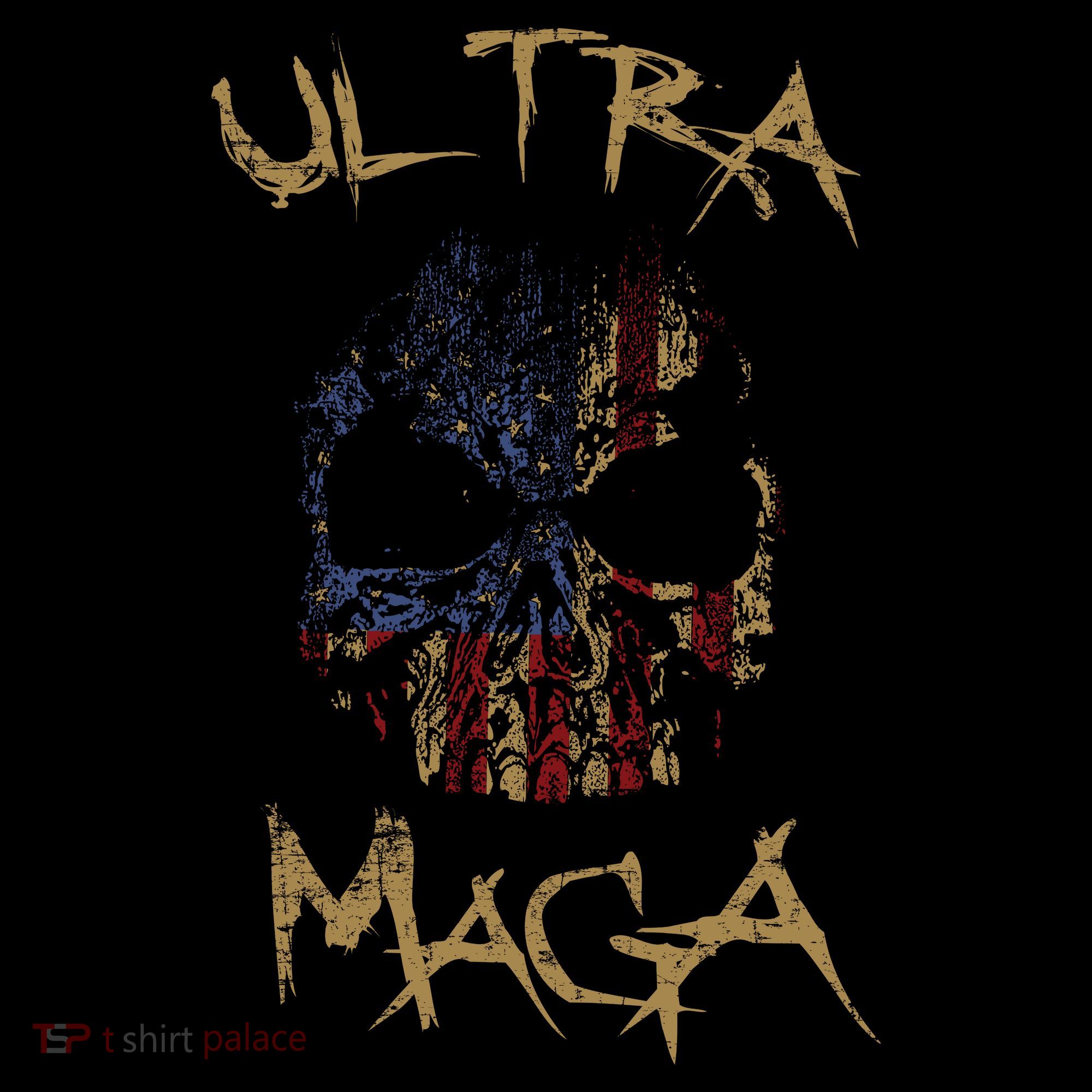Ultra MAGA Skull Kids Hoodie