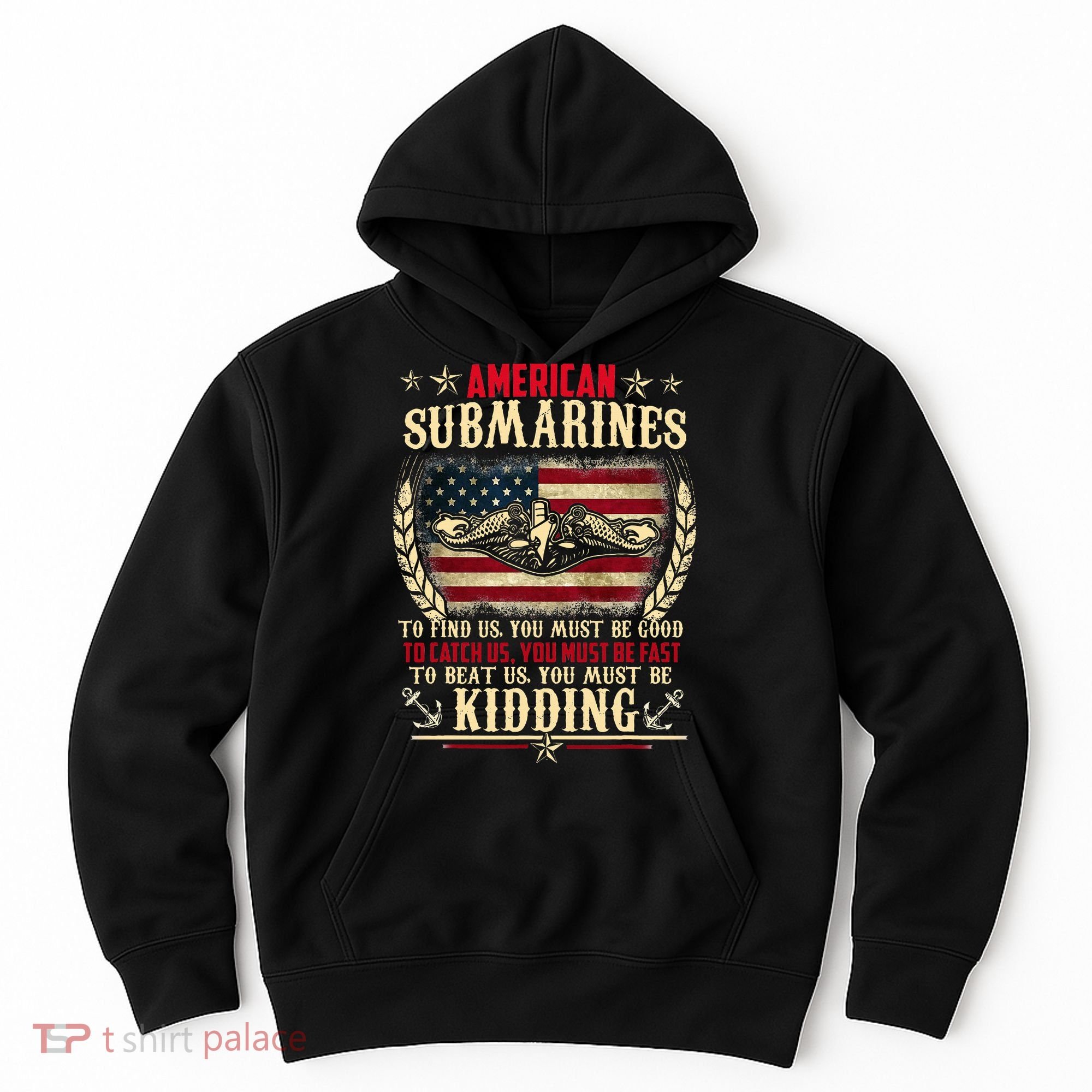 US Military Submarine Gifts For A Veteran Submariner  Hoodie