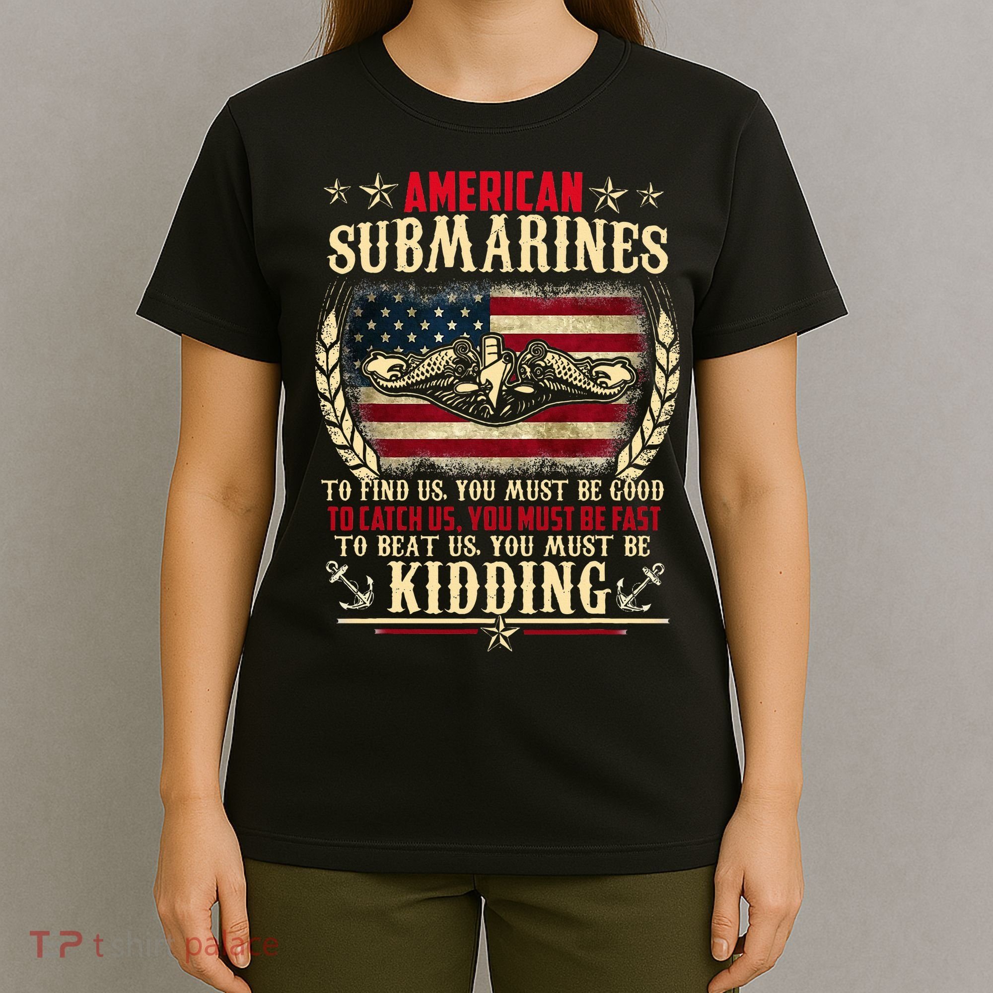 US Military Submarine Gifts For A Veteran Submariner  T-Shirt