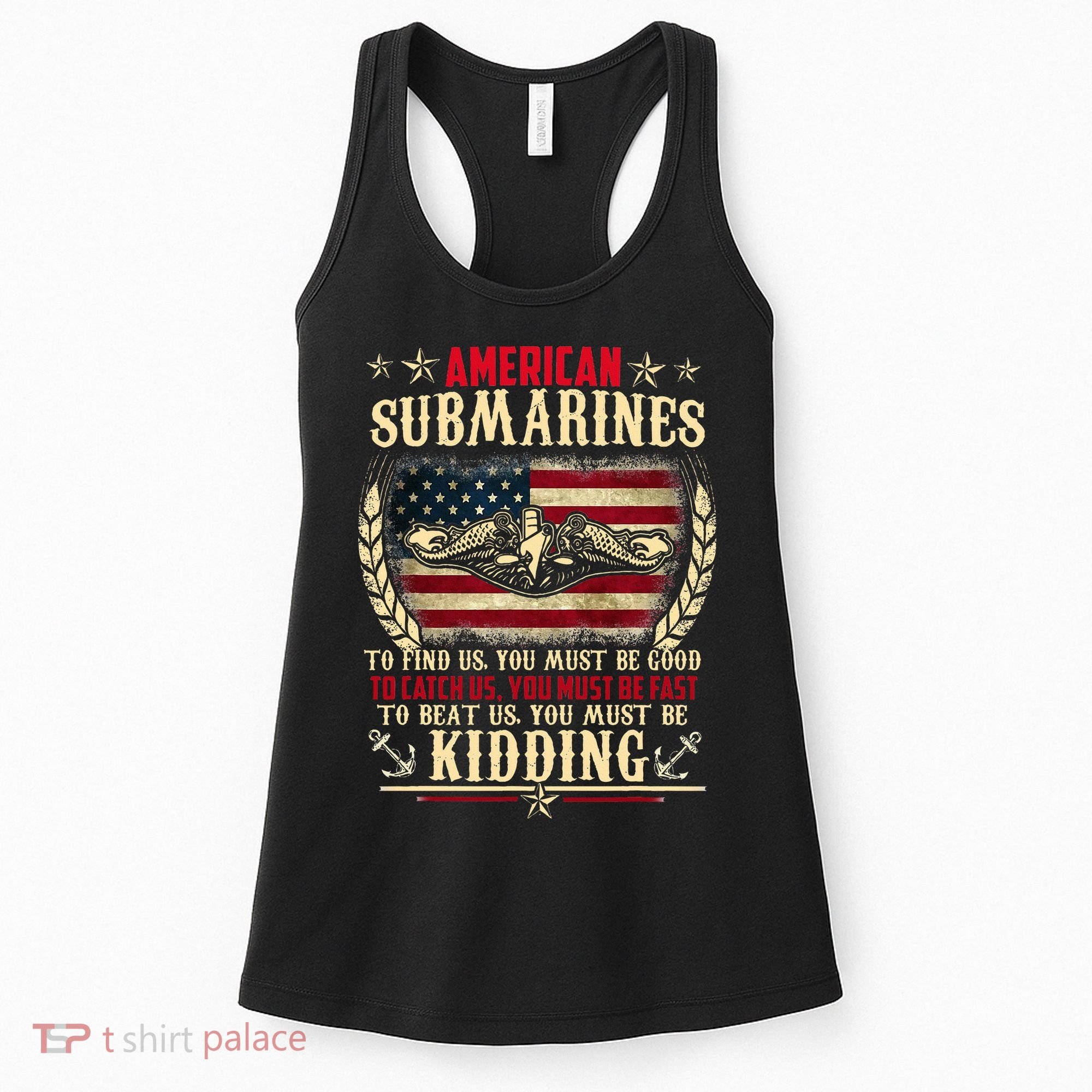 US Military Submarine Gifts For A Veteran Submariner  Women's Tank Top
