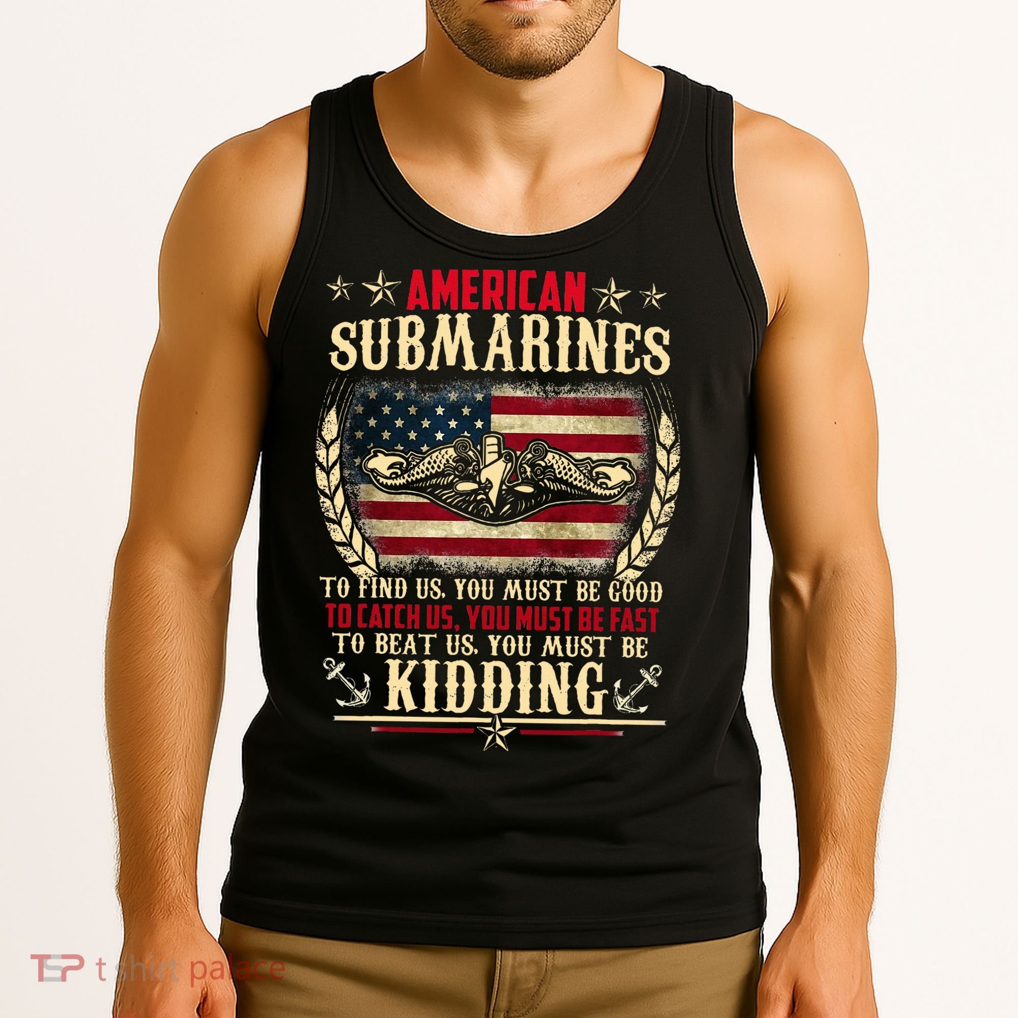 US Military Submarine Gifts For A Veteran Submariner  Tank Top