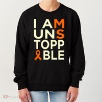 Unstoppable Multiple Sclerosis Awareness Support Graphic Cute Gift Women's Sweatshirt thumb 0