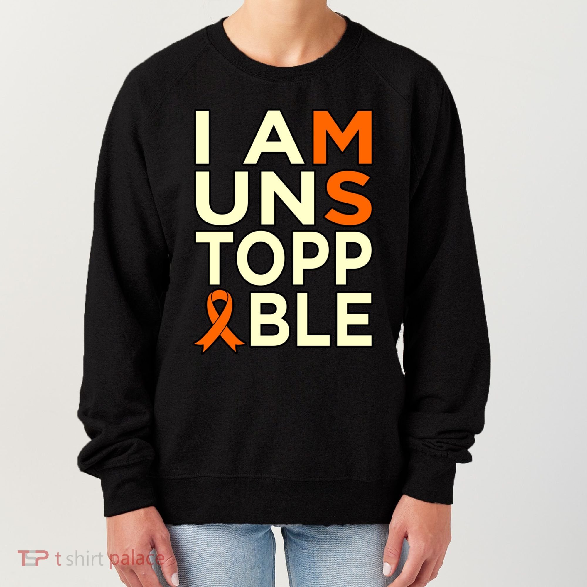 Unstoppable Multiple Sclerosis Awareness Support Graphic Cute Gift Women's Sweatshirt