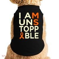 Unstoppable Multiple Sclerosis Awareness Support Graphic Cute Gift Doggie Tank thumb 0