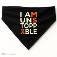 Unstoppable Multiple Sclerosis Awareness Support Graphic Cute Gift USA-Made Doggie Bandana thumb 0