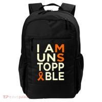Unstoppable Multiple Sclerosis Awareness Support Graphic Cute Gift Backpack thumb 0