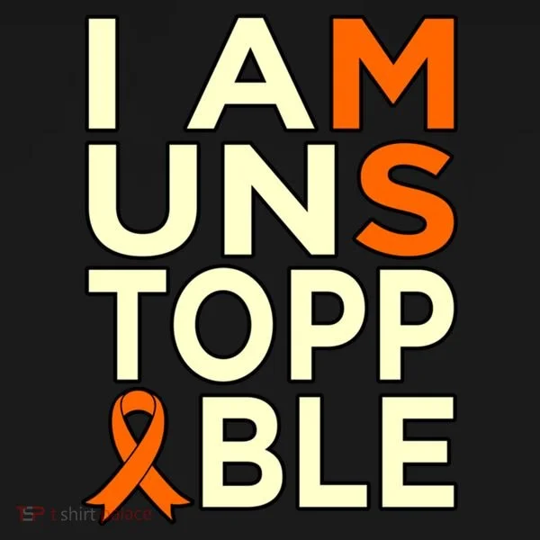 Unstoppable Multiple Sclerosis Awareness Support Graphic Cute Gift Bucket Hat