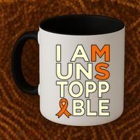 Unstoppable Multiple Sclerosis Awareness Support Graphic Cute Gift Coffee Mug thumb 2