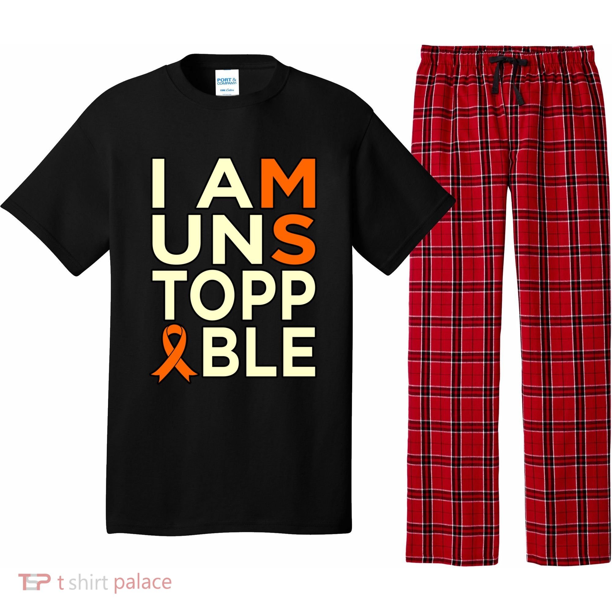 Unstoppable Multiple Sclerosis Awareness Support Graphic Cute Gift Pajama Set