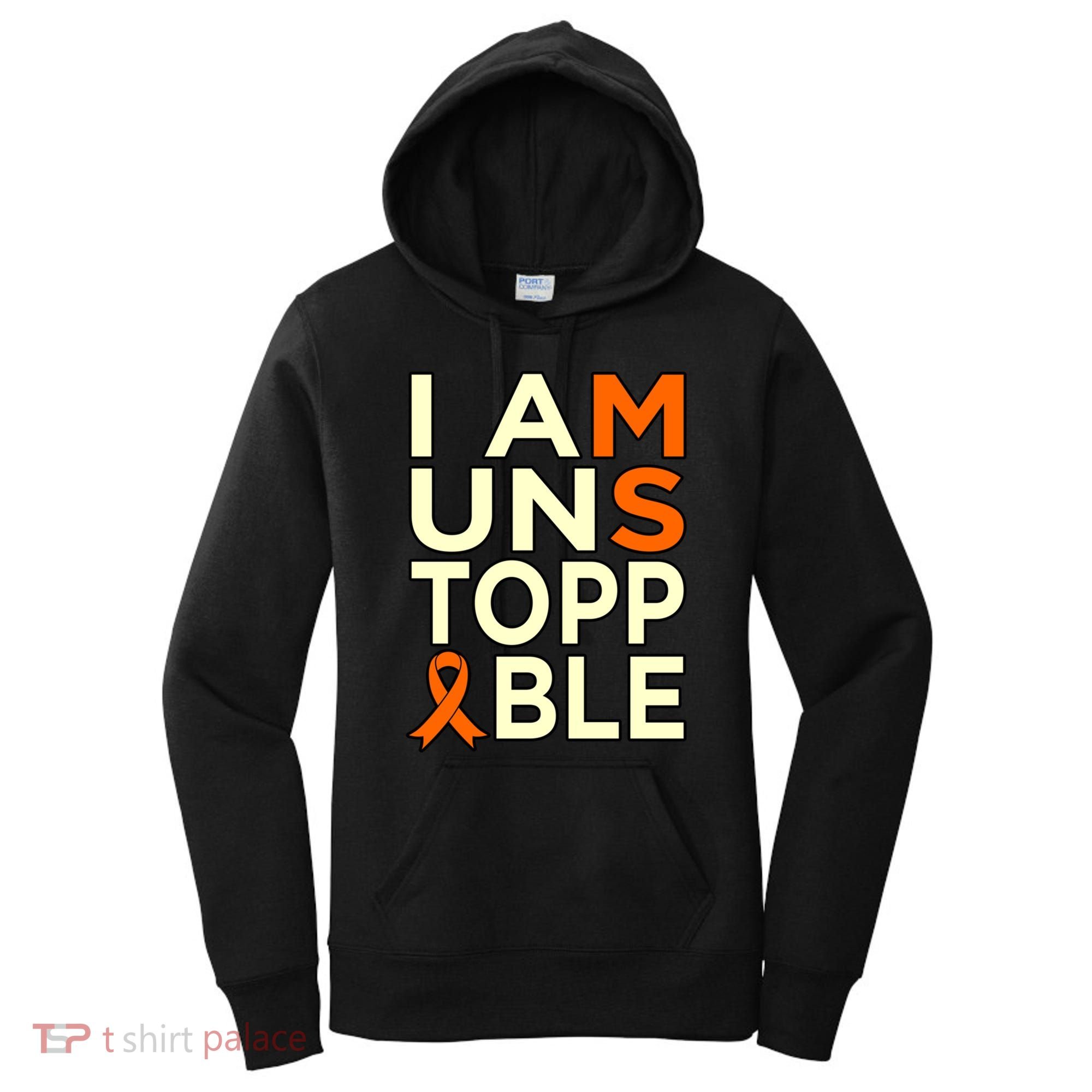 Unstoppable Multiple Sclerosis Awareness Support Graphic Cute Gift Women's Hoodie