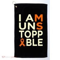 Unstoppable Multiple Sclerosis Awareness Support Graphic Cute Gift Golf Towel thumb 0