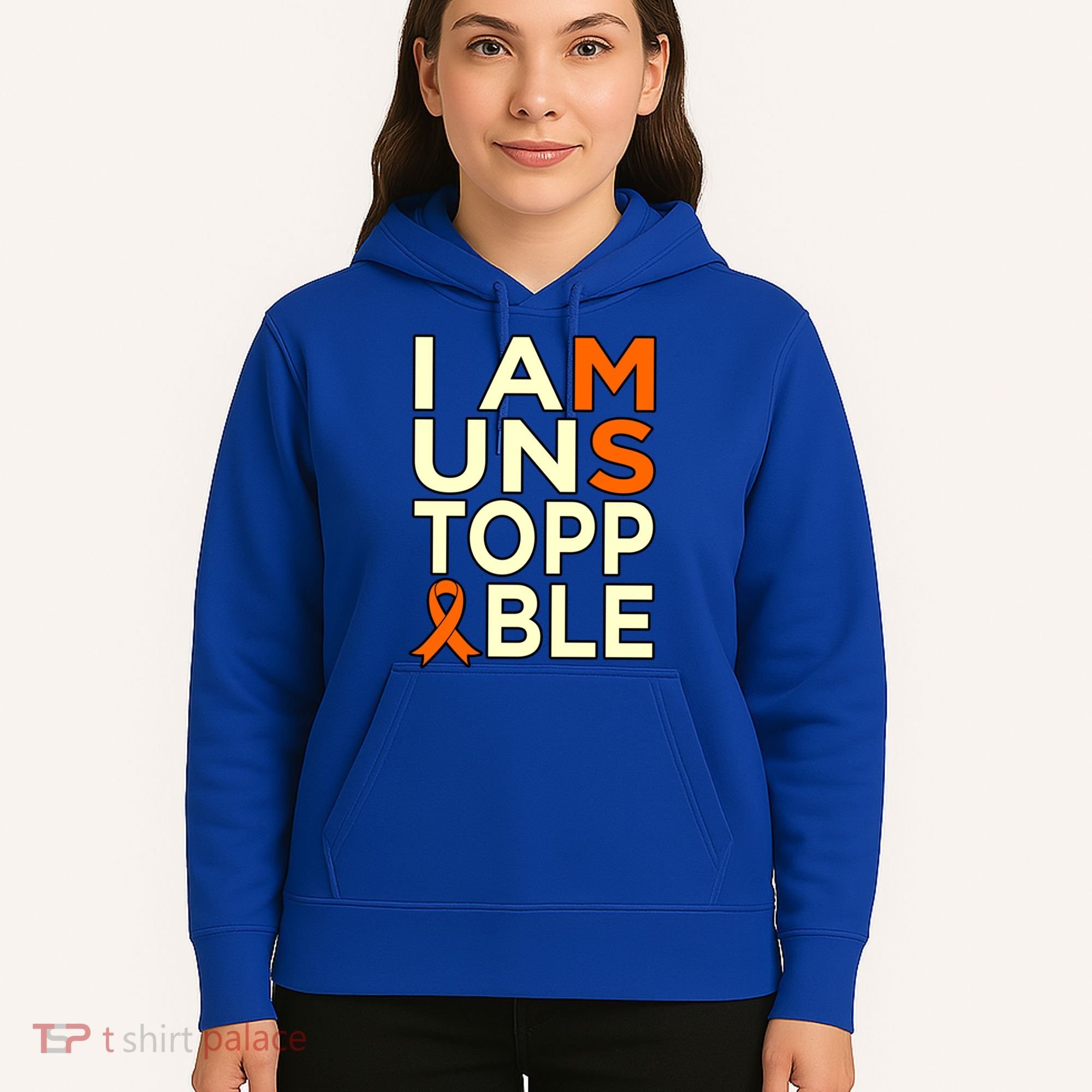 Unstoppable Multiple Sclerosis Awareness Support Graphic Cute Gift Hoodie