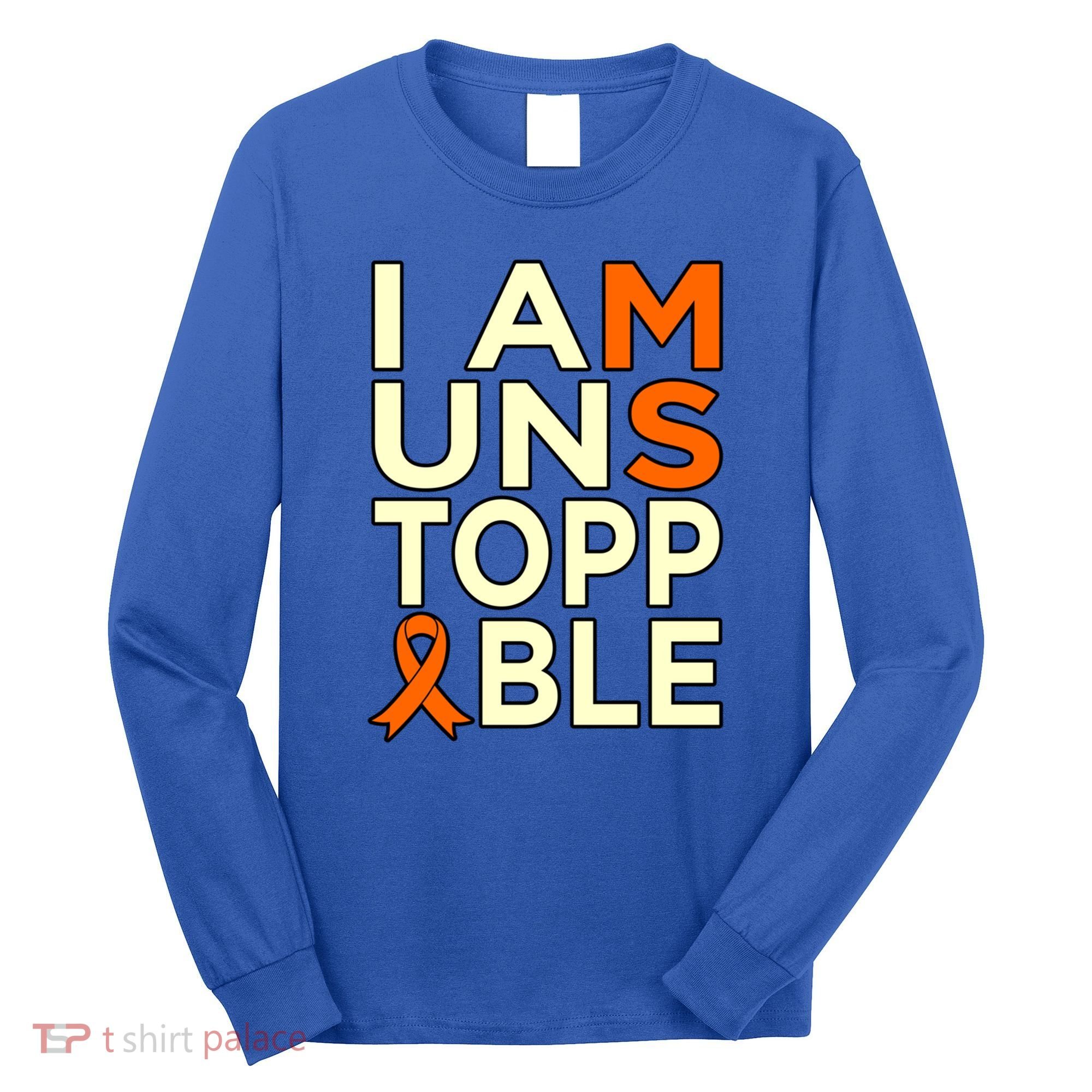 Unstoppable Multiple Sclerosis Awareness Support Graphic Cute Gift Long Sleeve Shirt