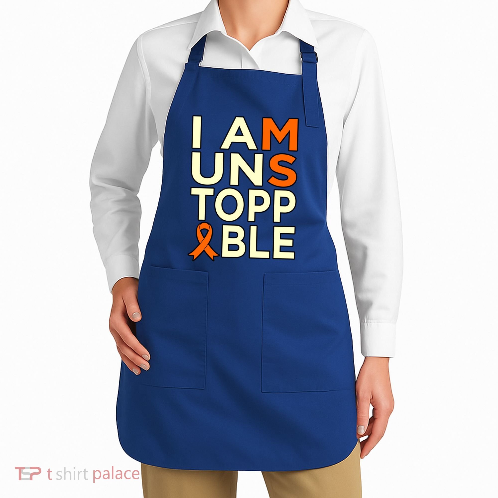 Unstoppable Multiple Sclerosis Awareness Support Graphic Cute Gift Apron