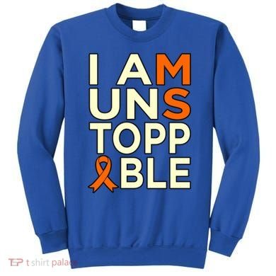 Unstoppable Multiple Sclerosis Awareness Support Graphic Cute Gift Sweatshirt