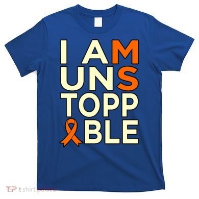 Unstoppable Multiple Sclerosis Awareness Support Graphic Cute Gift T-Shirt