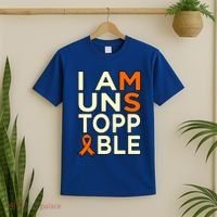 Unstoppable Multiple Sclerosis Awareness Support Graphic Cute Gift T-Shirt thumb 2