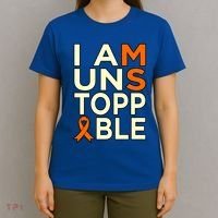Unstoppable Multiple Sclerosis Awareness Support Graphic Cute Gift T-Shirt thumb 4