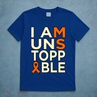 Unstoppable Multiple Sclerosis Awareness Support Graphic Cute Gift T-Shirt thumb 5