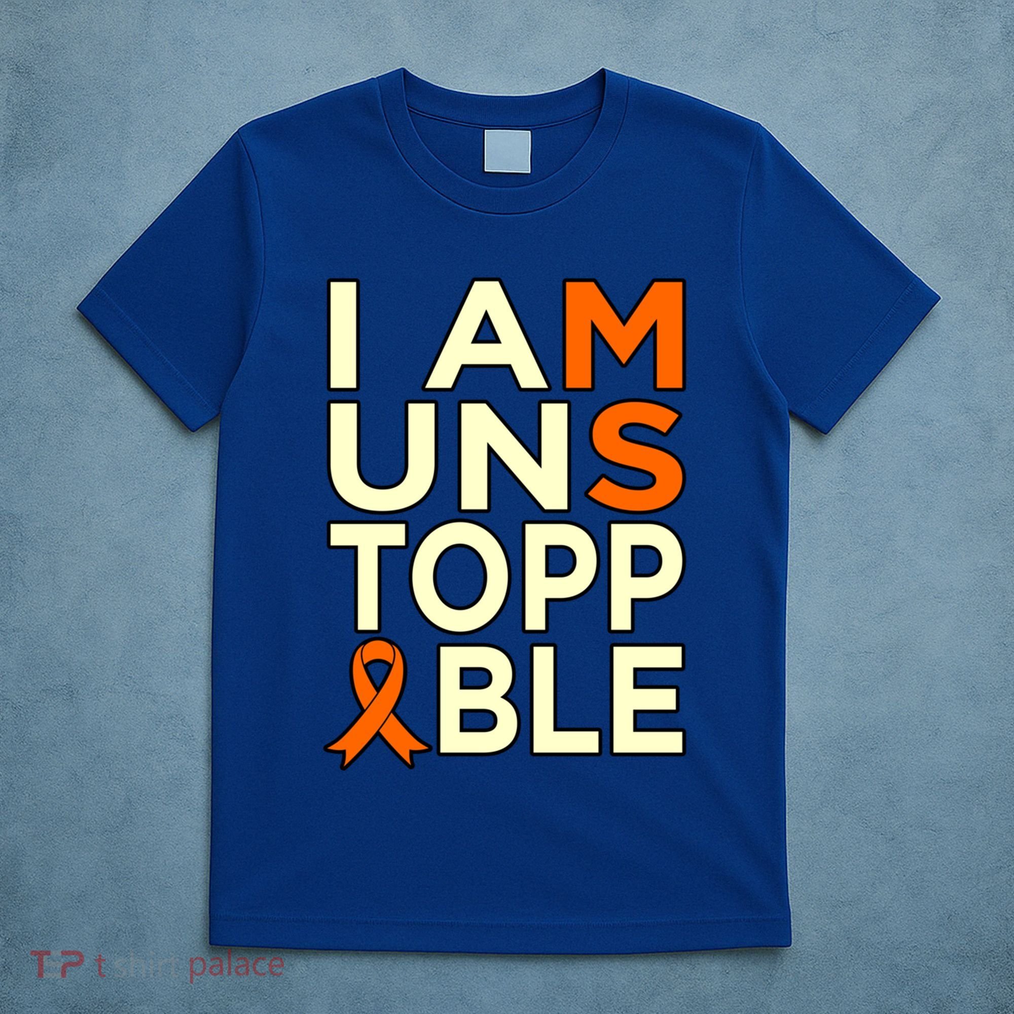 Unstoppable Multiple Sclerosis Awareness Support Graphic Cute Gift T-Shirt
