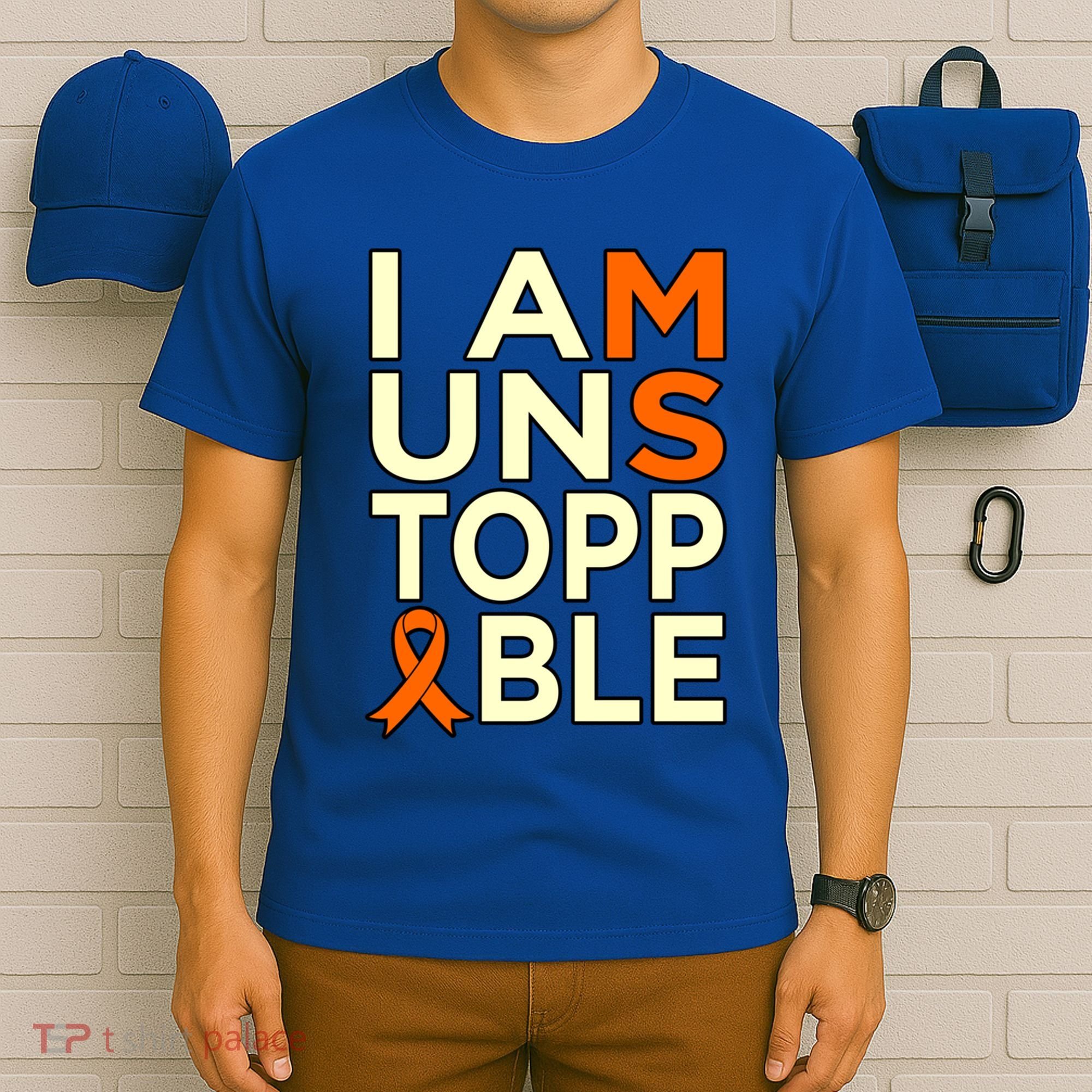 Unstoppable Multiple Sclerosis Awareness Support Graphic Cute Gift T-Shirt