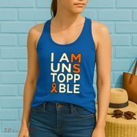 Unstoppable Multiple Sclerosis Awareness Support Graphic Cute Gift Women's Tank Top thumb 2