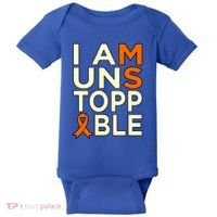 Unstoppable Multiple Sclerosis Awareness Support Graphic Cute Gift Baby Bodysuit thumb 0