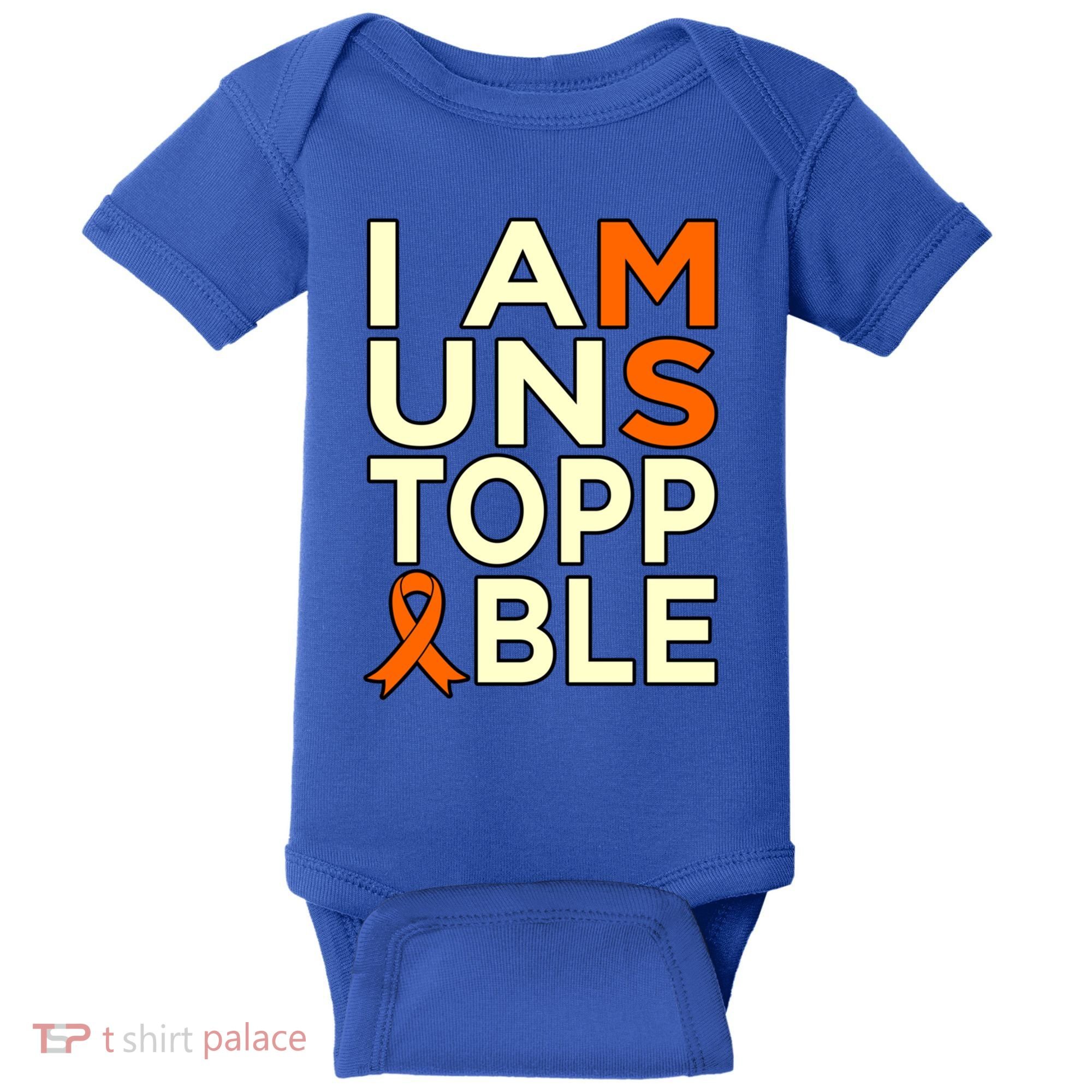 Unstoppable Multiple Sclerosis Awareness Support Graphic Cute Gift Baby Bodysuit