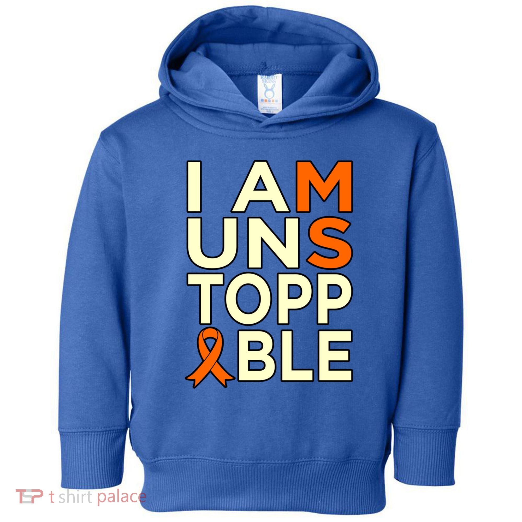 Unstoppable Multiple Sclerosis Awareness Support Graphic Cute Gift Toddler Hoodie