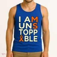 Unstoppable Multiple Sclerosis Awareness Support Graphic Cute Gift Tank Top thumb 3