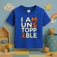 Unstoppable Multiple Sclerosis Awareness Support Graphic Cute Gift Toddler T-Shirt thumb 3